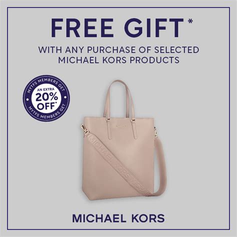 free michael kors bag with purchase